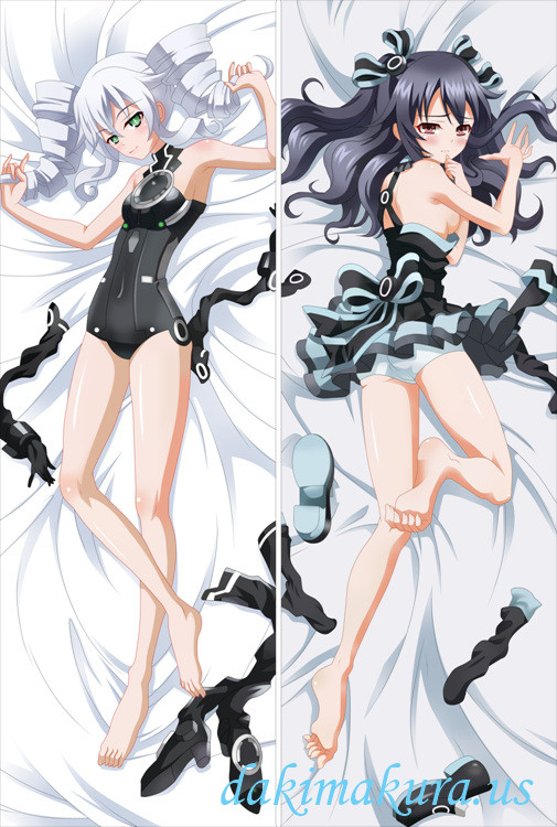 Hyperdimension Neptunia - Black Heart + Noire Full body waifu japanese anime pillowcases